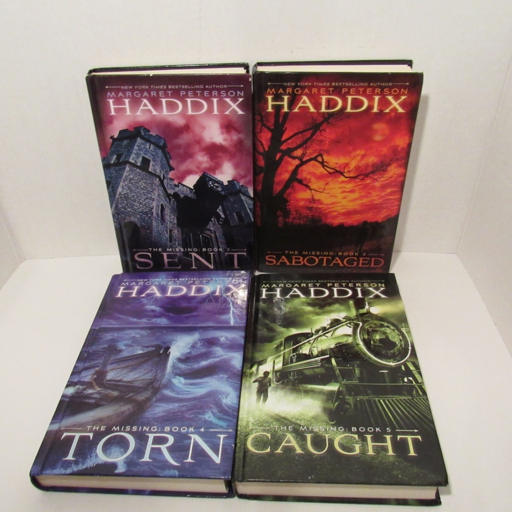 Margaret Petersen, THE MISSING BOOK SERIES (Volume 2-5) Lot of 4 Hardcovers